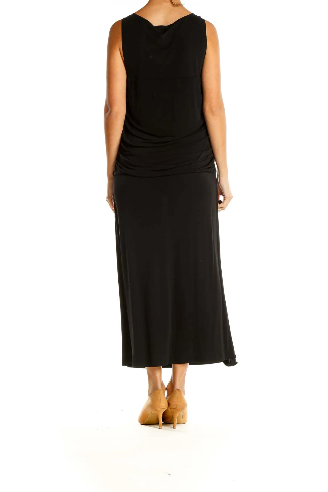 Black Classic Column Dress