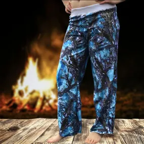 Blue Microfleece Comfy Lounge Pants