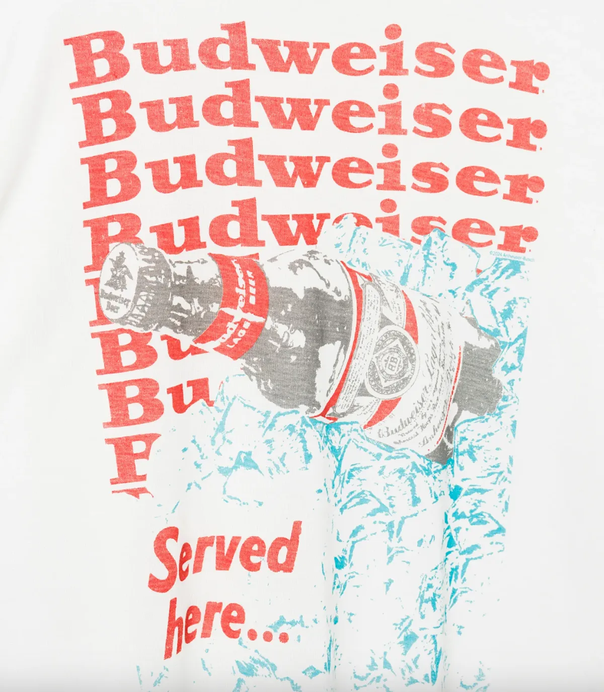 budweiser ice graphic tee