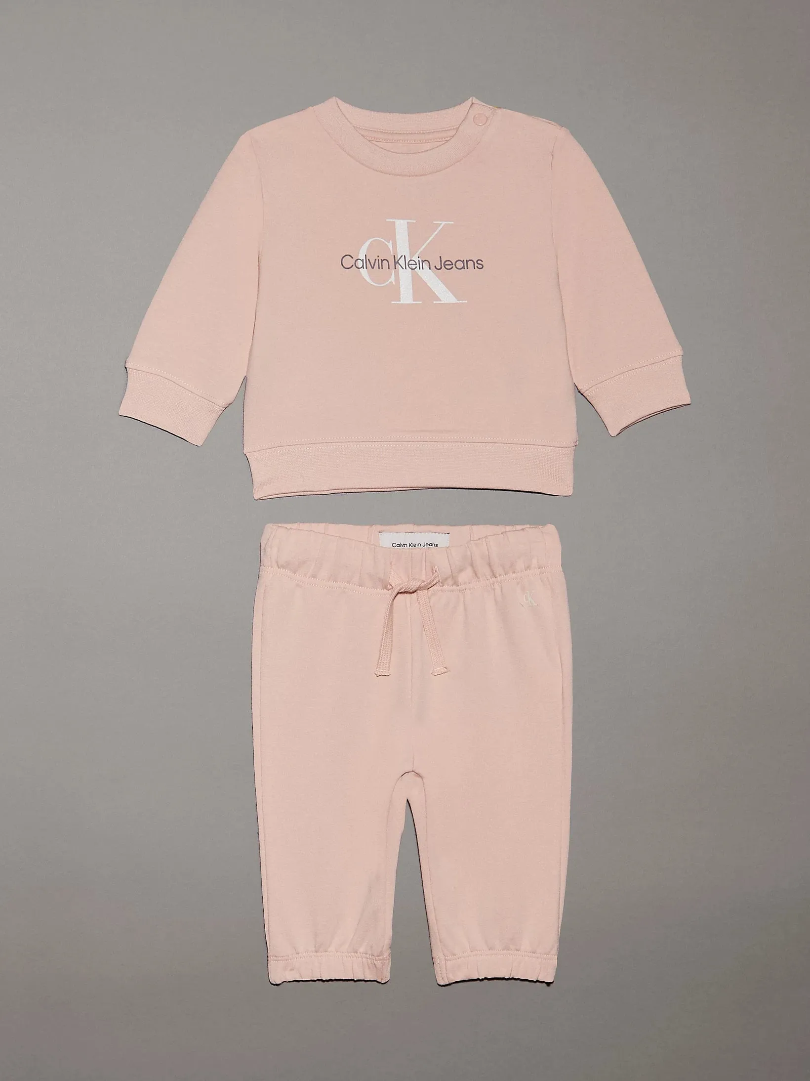 Calvin Klein - Blush monogram, 2 piece jogger set