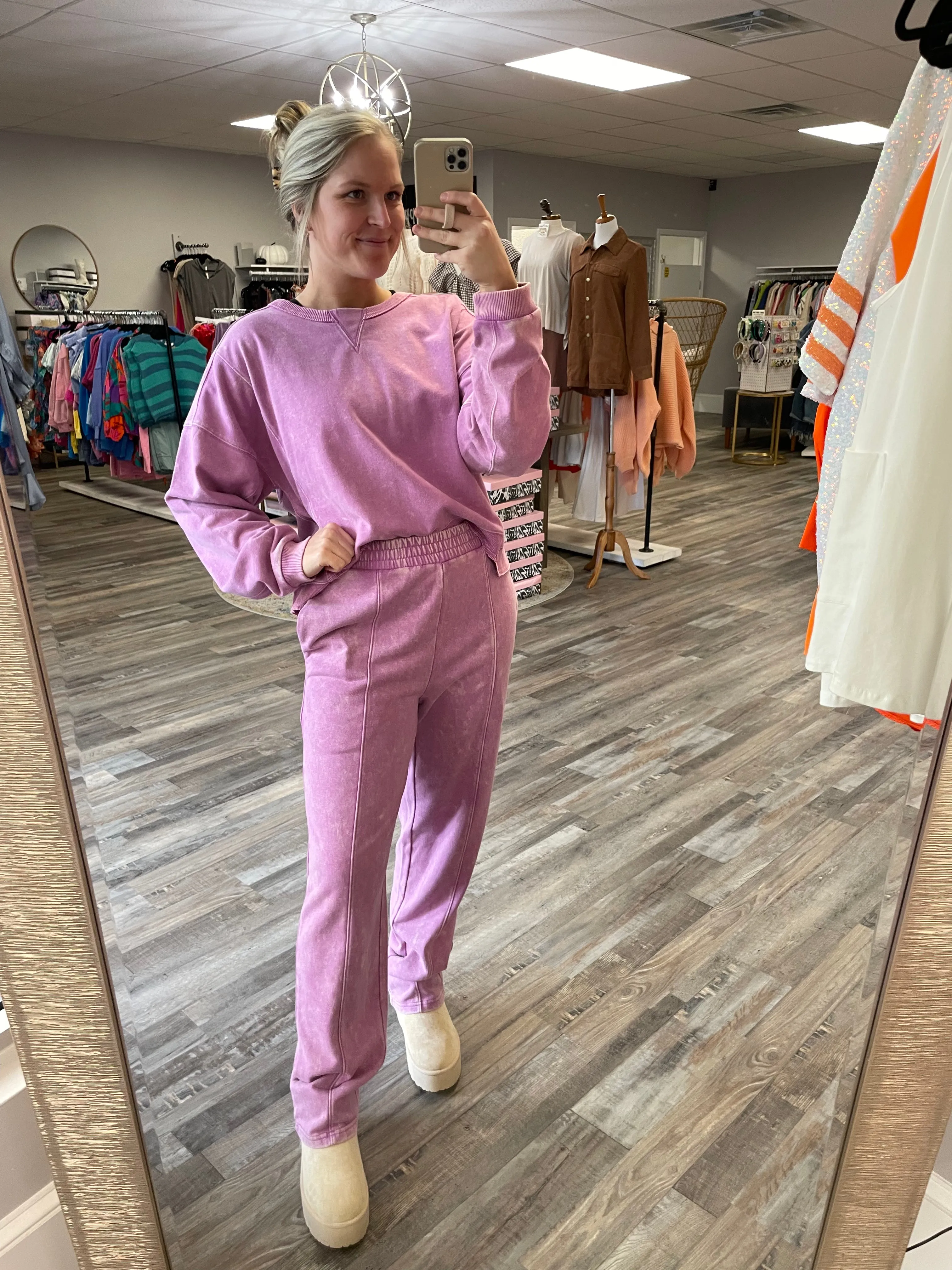 Comfy Knit Set - Lilac