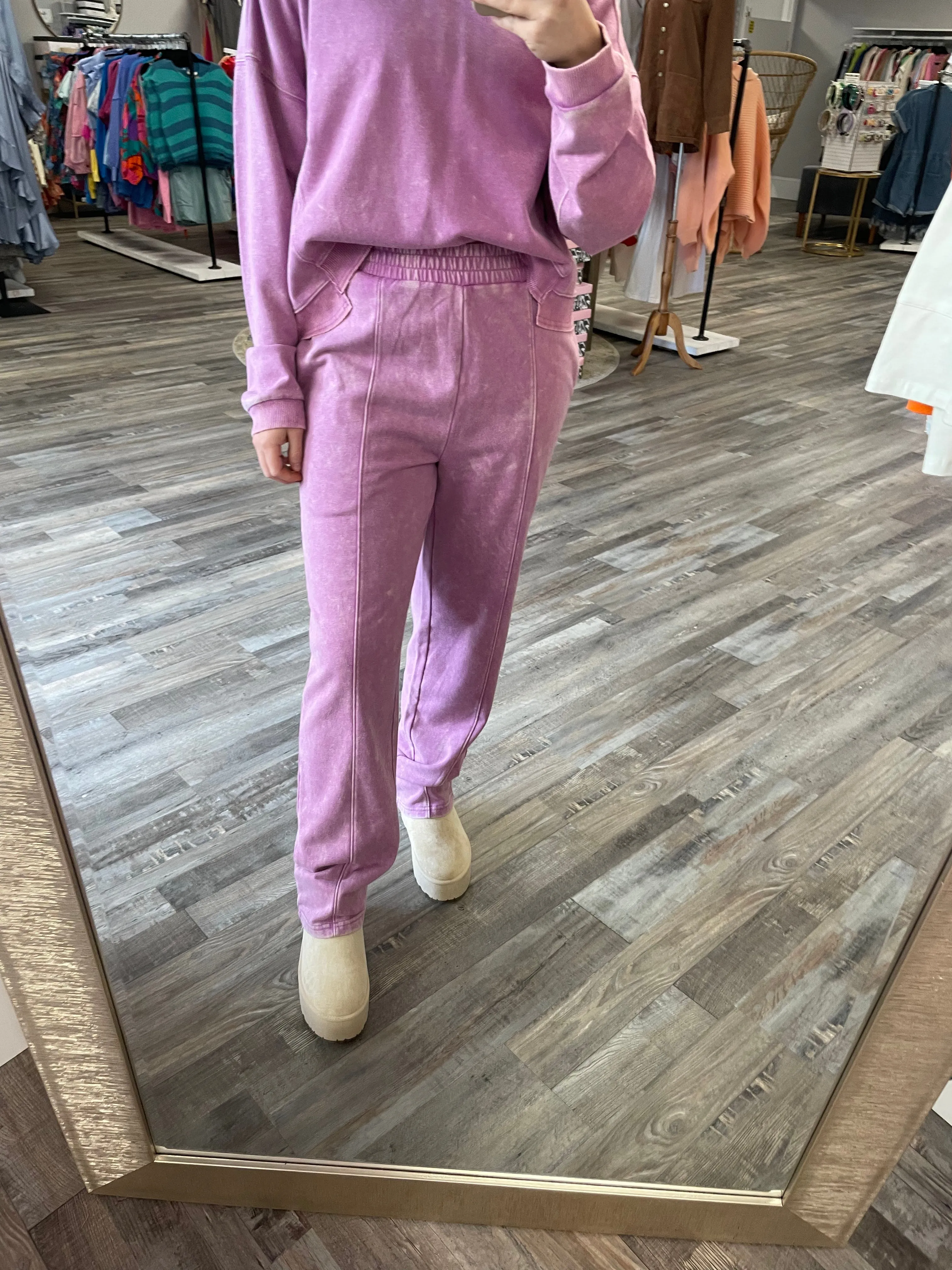 Comfy Knit Set - Lilac