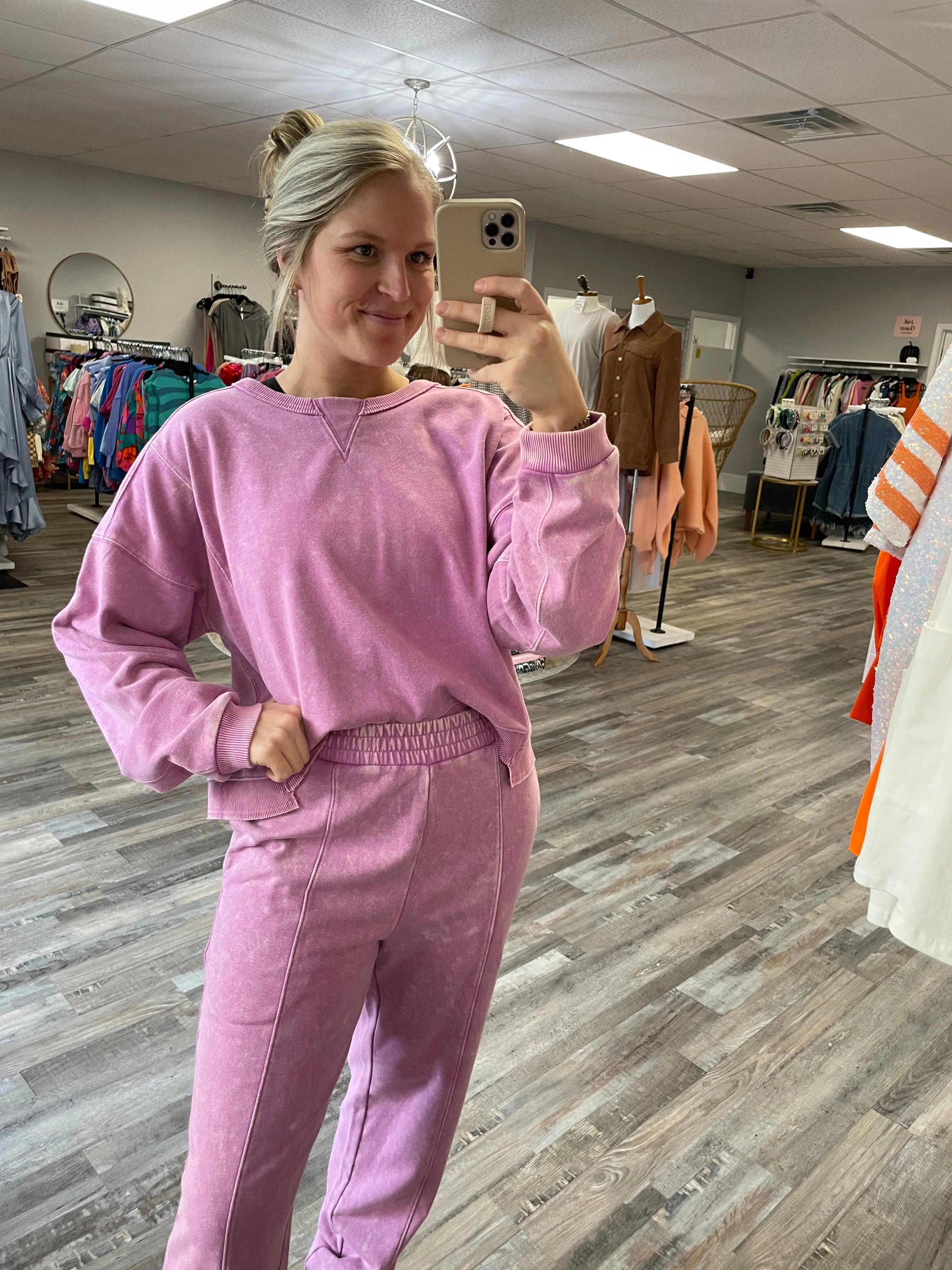 Comfy Knit Set - Lilac