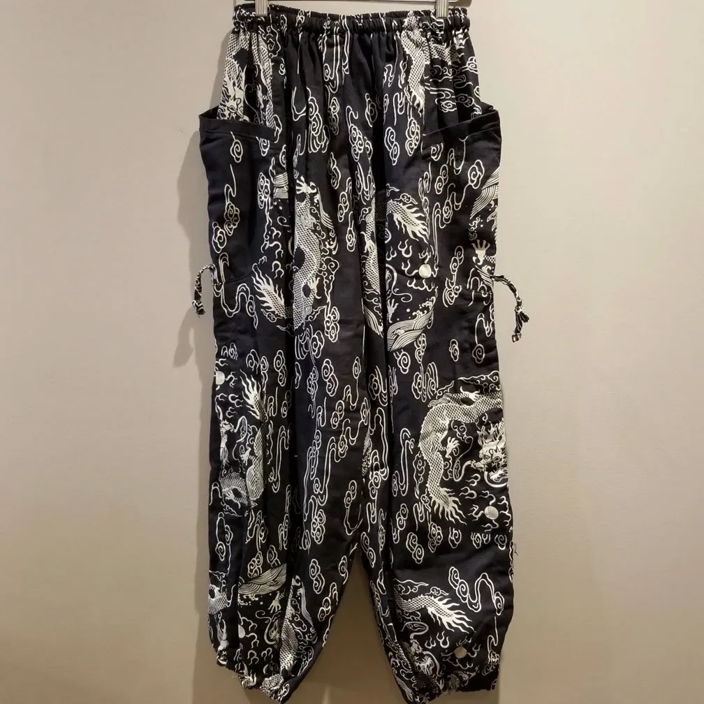 Comfy Pants - Black Dragon