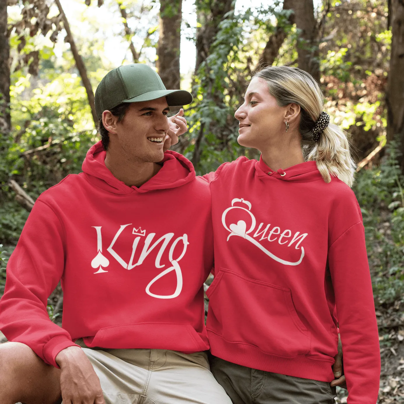 Couple Matching Set: King & Queen - Unique Relationships Gifts for Her & Him