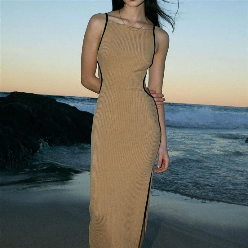 Cut Out Bodycon Maxi Dress