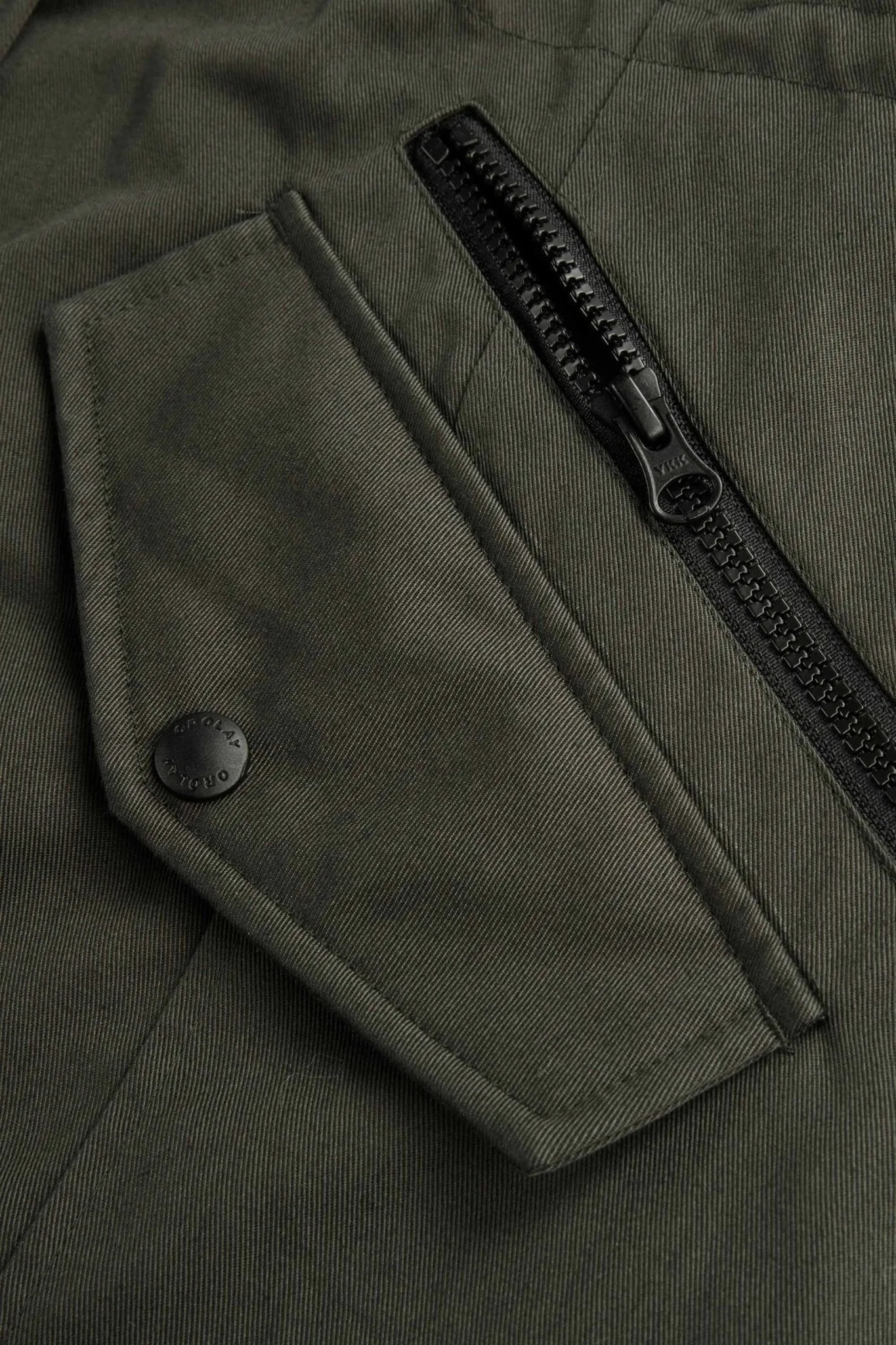 Drawstring Waist Fleece-Lined Parka