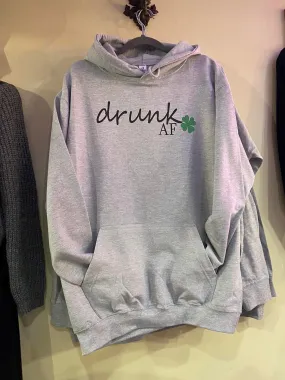 Drunk AF  - DTG - HOODIE