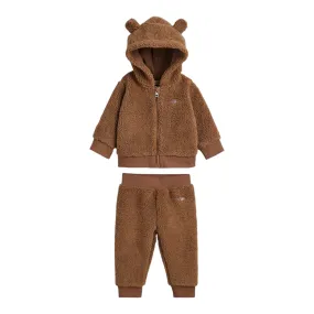 Gant - Cocoa brown fleece jogging set