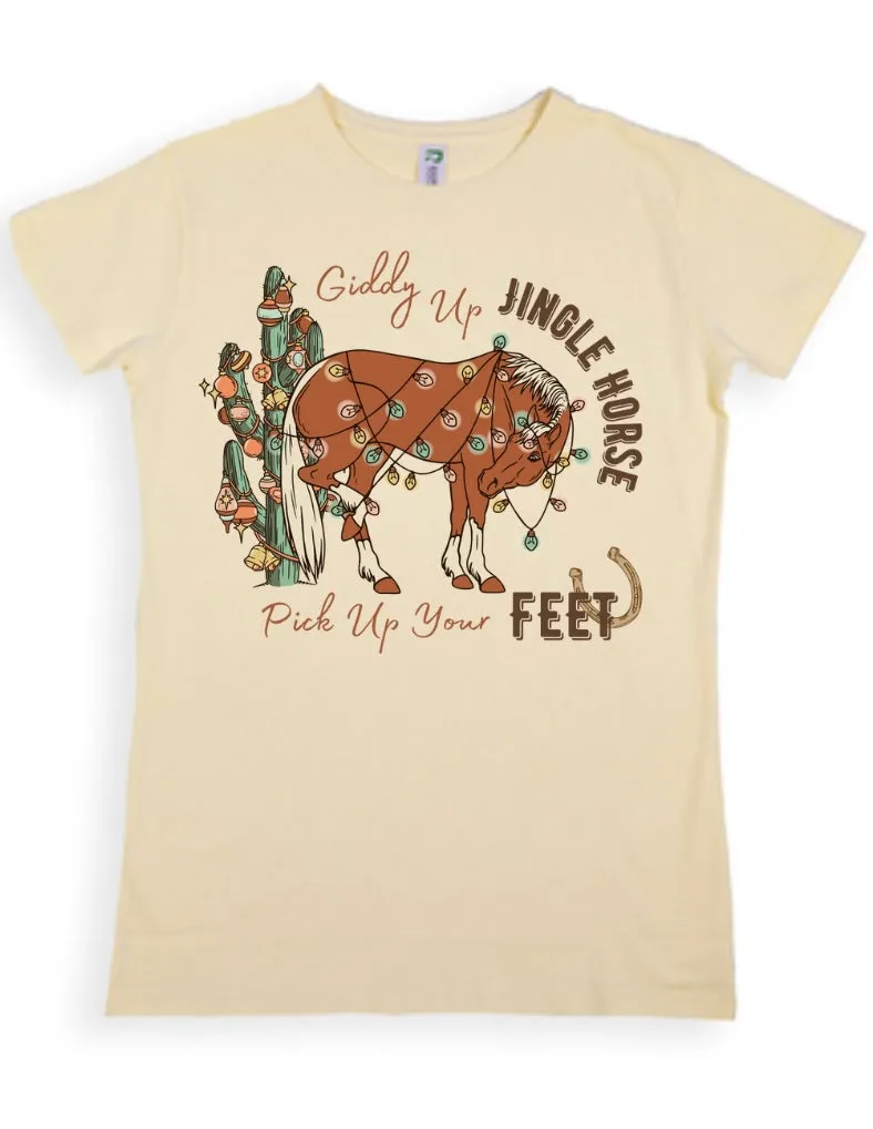 Giddy Up Jingle Horse Tee