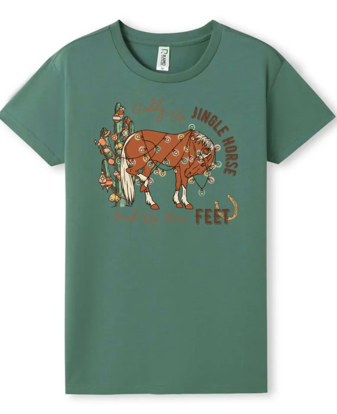 Giddy Up Jingle Horse Tee