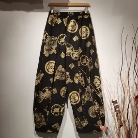 Golden Samurai Kamon Sweat Pants