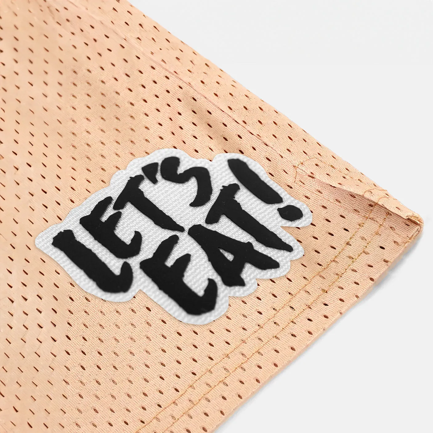 Let's Eat Patch Shorts - 7"