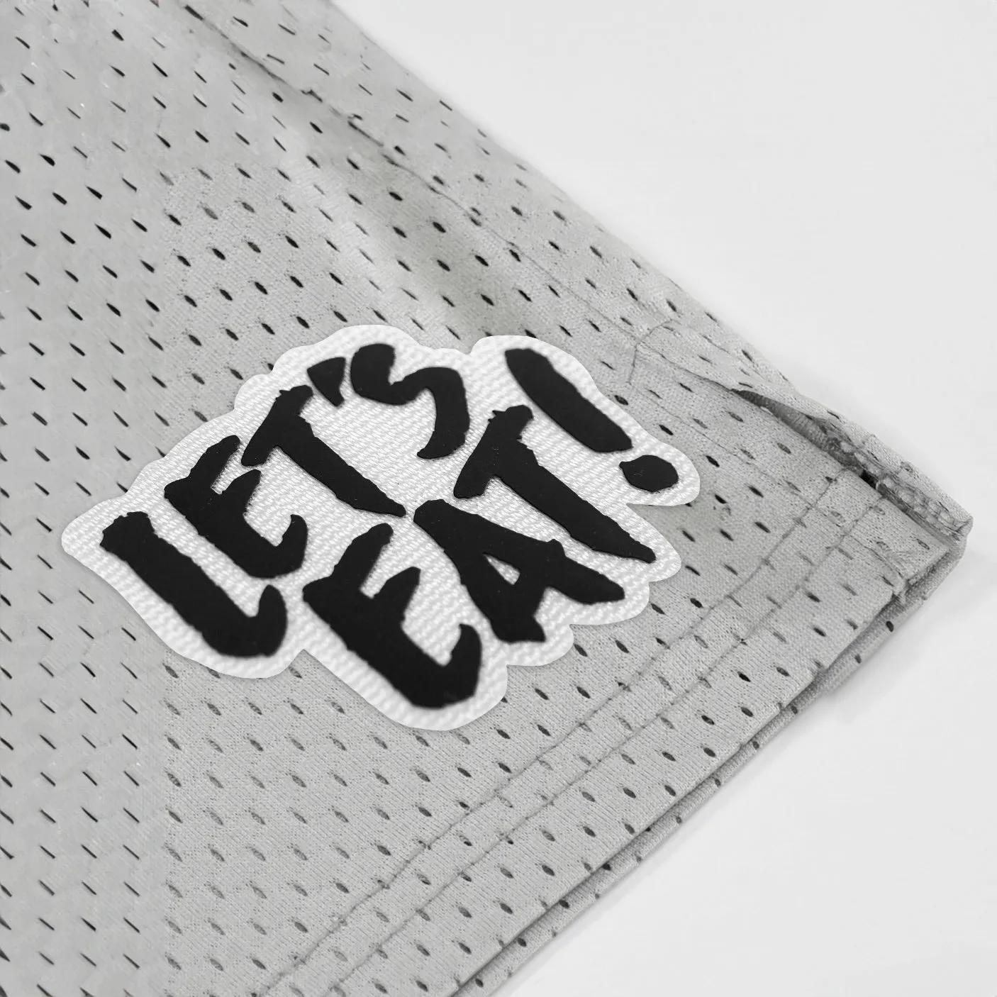 Let's Eat Patch Shorts - 7"