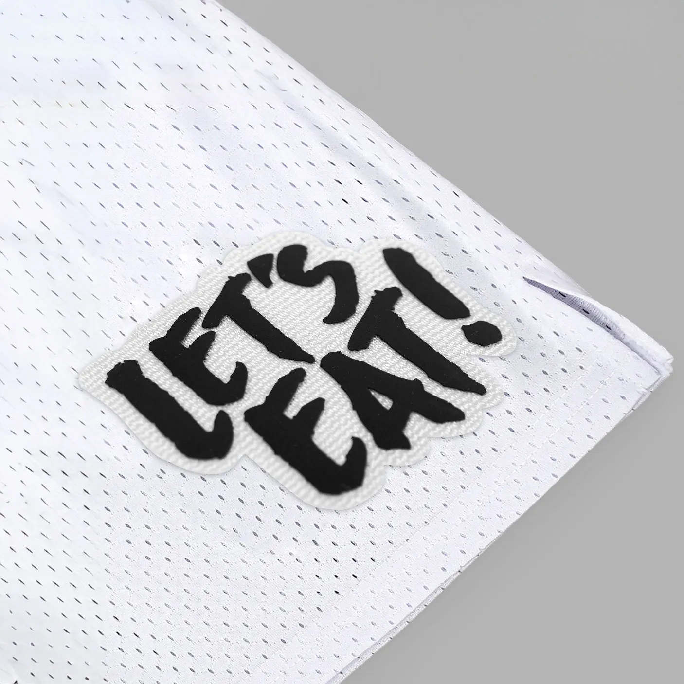 Let's Eat Patch Shorts - 7"