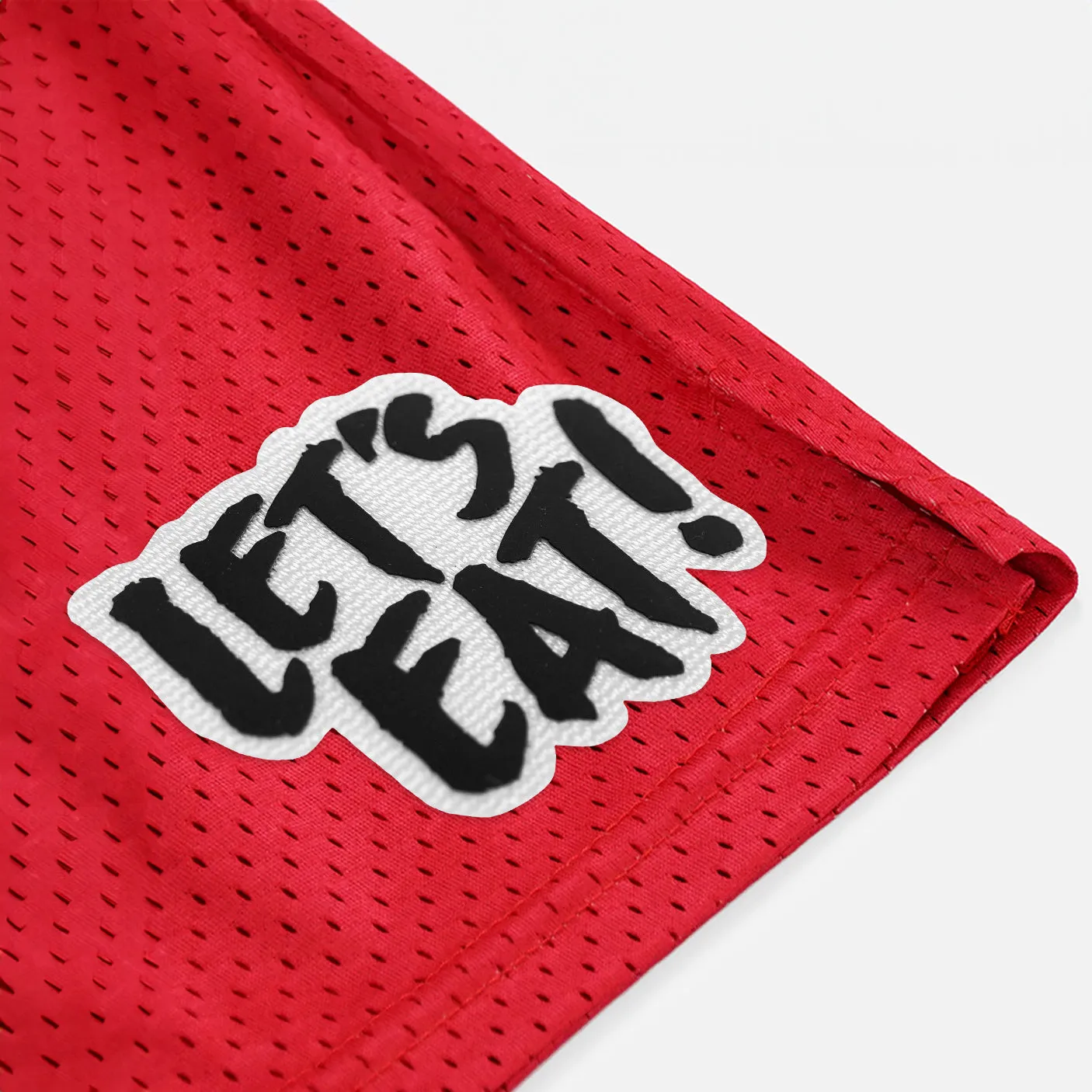 Let's Eat Patch Shorts - 7"