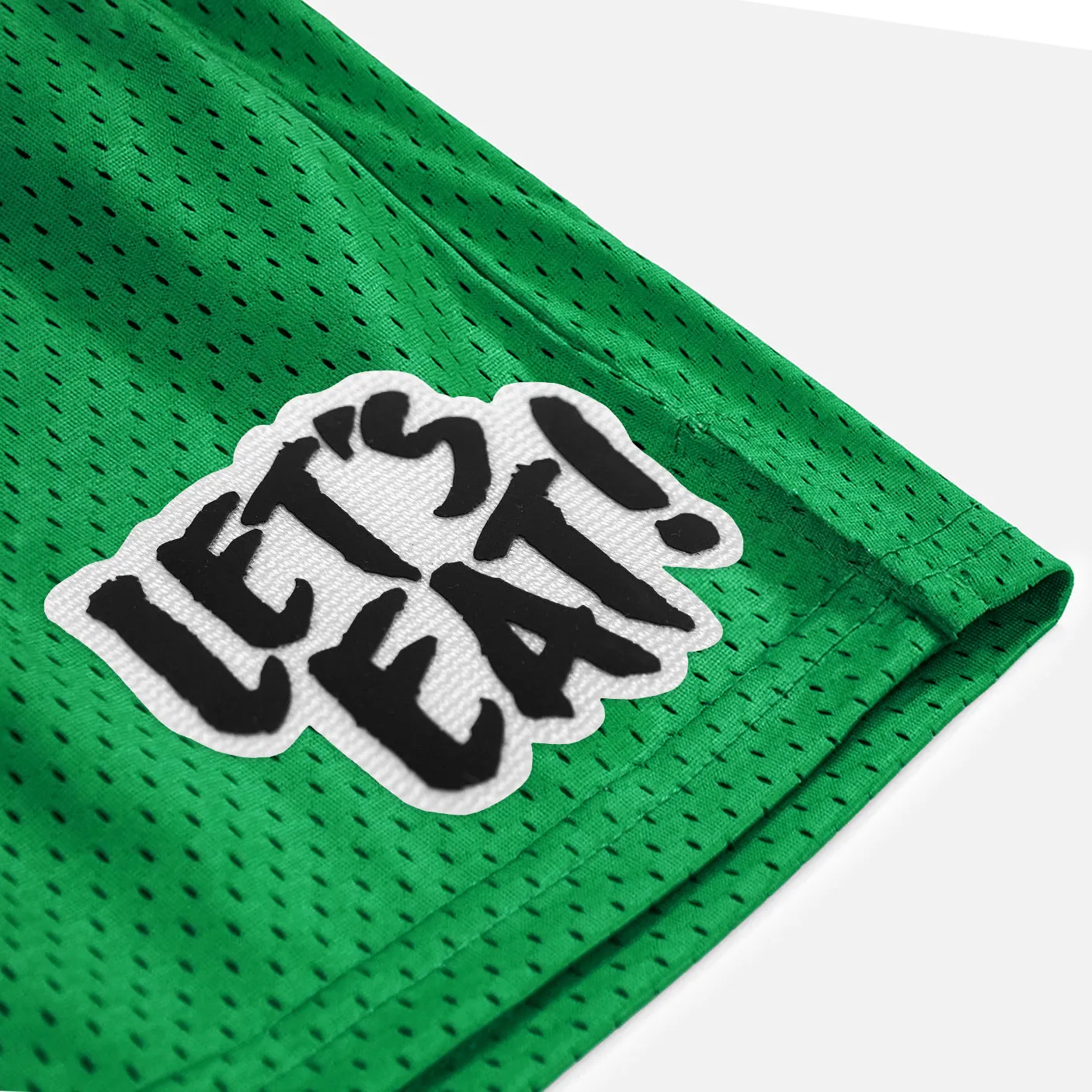 Let's Eat Patch Shorts - 7"