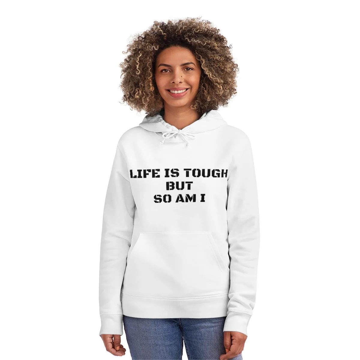 Life Is Tough But So Am I Unisex Drummer Hoodie