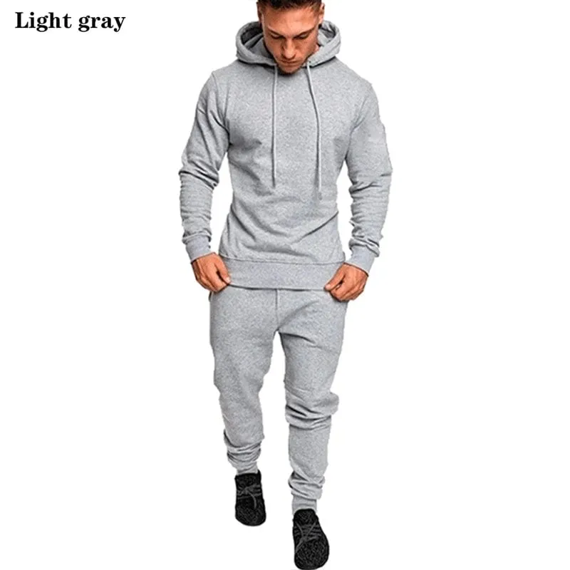 Men's Tracksuits Sports Wear Camo Jogging Suits Hooded Tracksuit