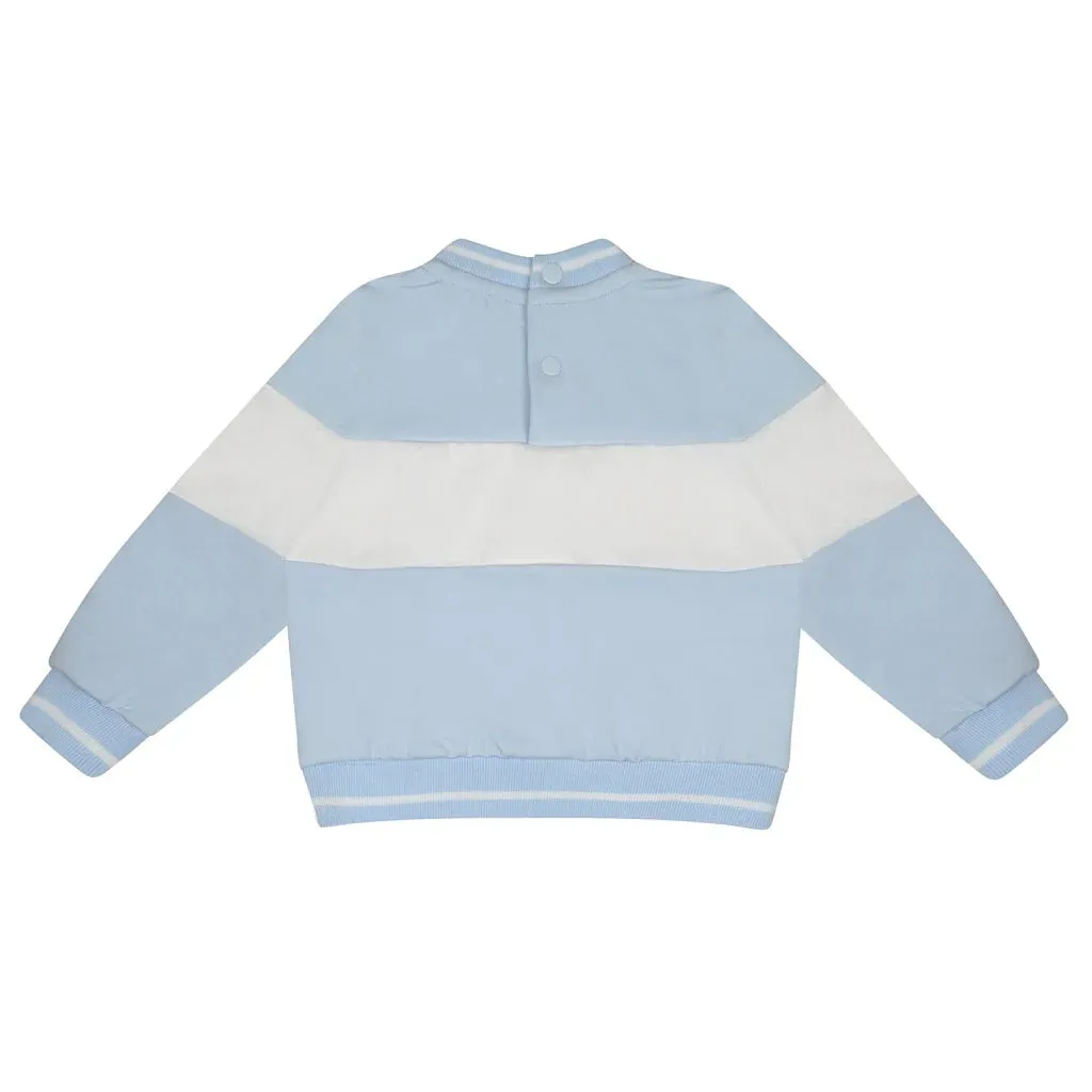 Mitch & Son - Panel tracksuit, pale blue