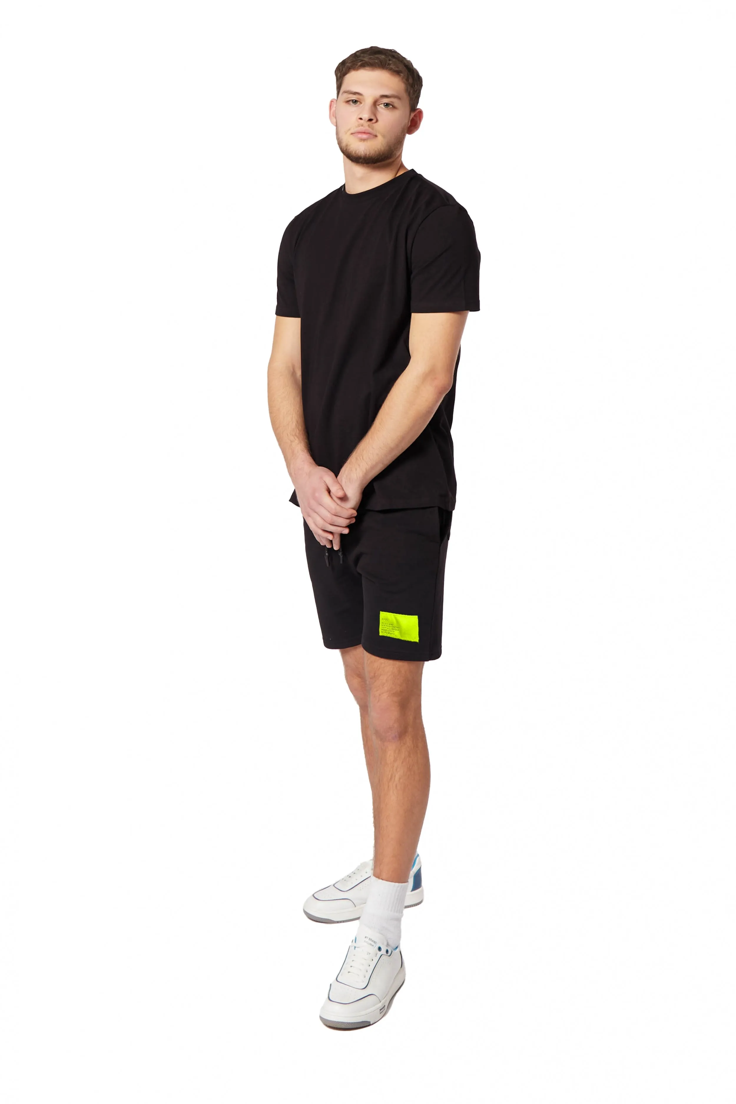 MYBRAND LABEL SET NEONYELLOW | BLACK