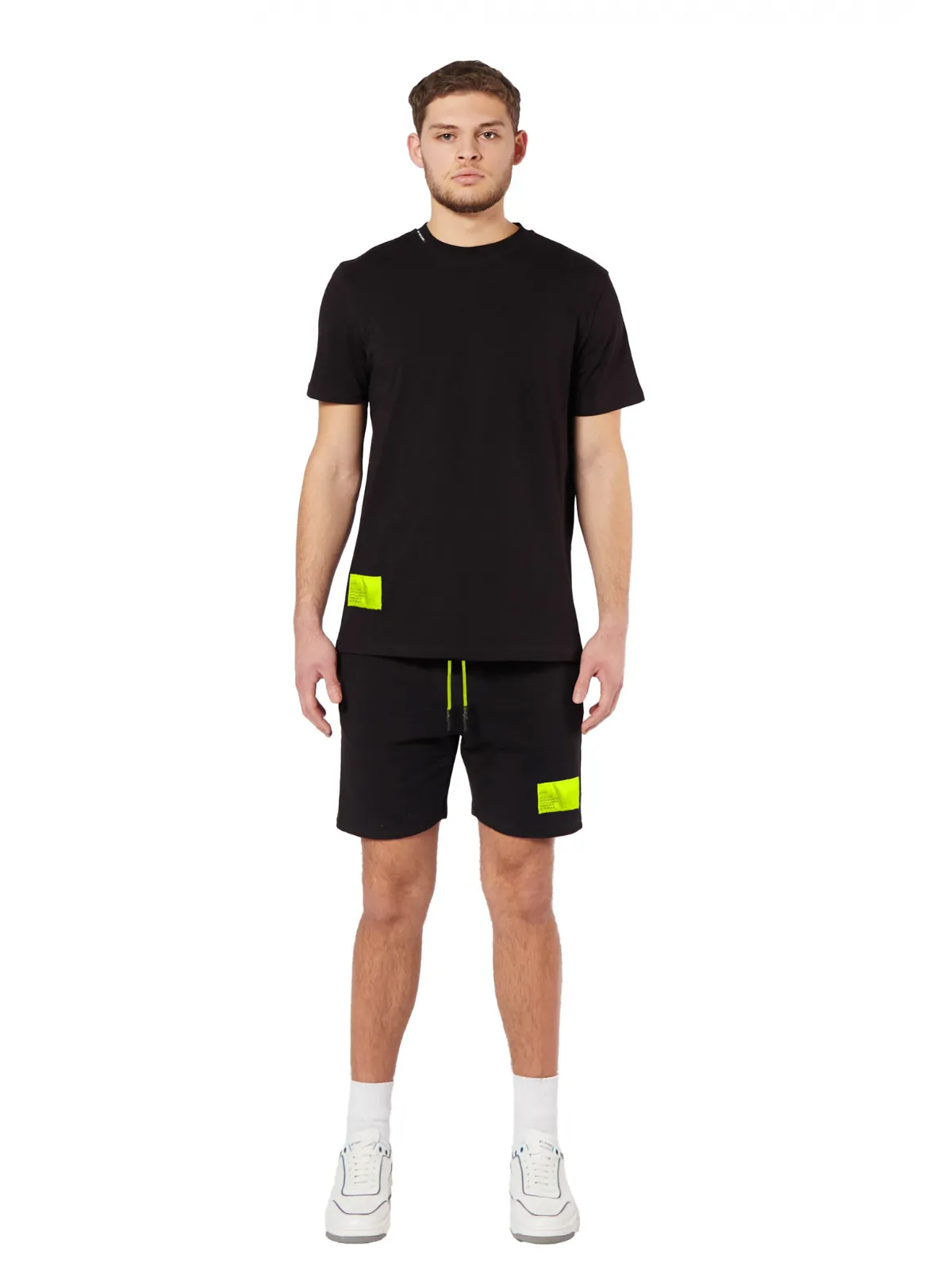 MYBRAND LABEL SET NEONYELLOW | BLACK