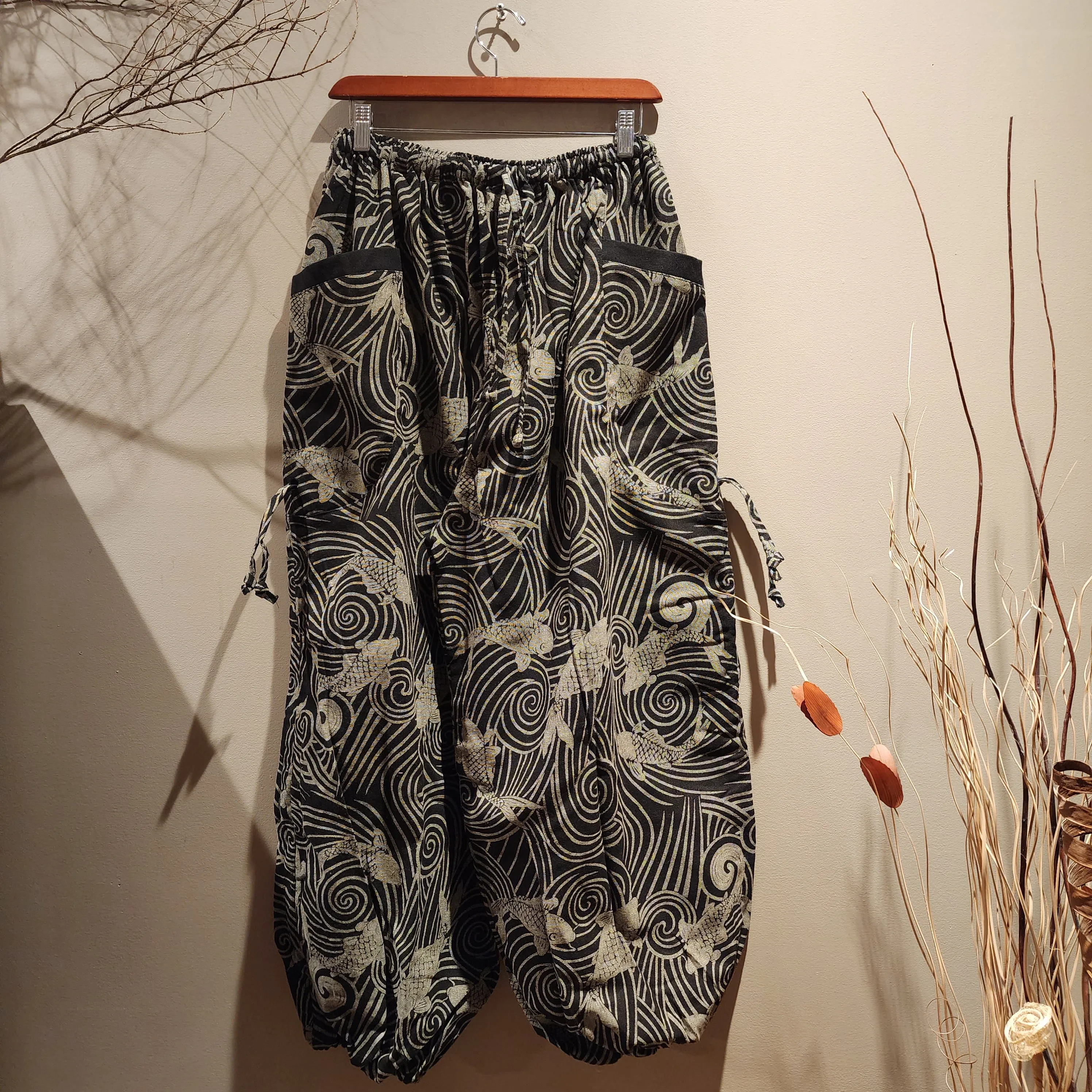 Naruto Waves Drawstring Comfy Pants