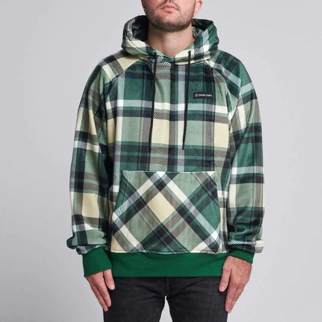 Plaid Human Hoodies