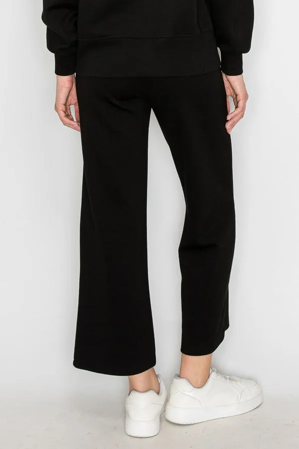 Plus Size High Rise Straight Leg Pants