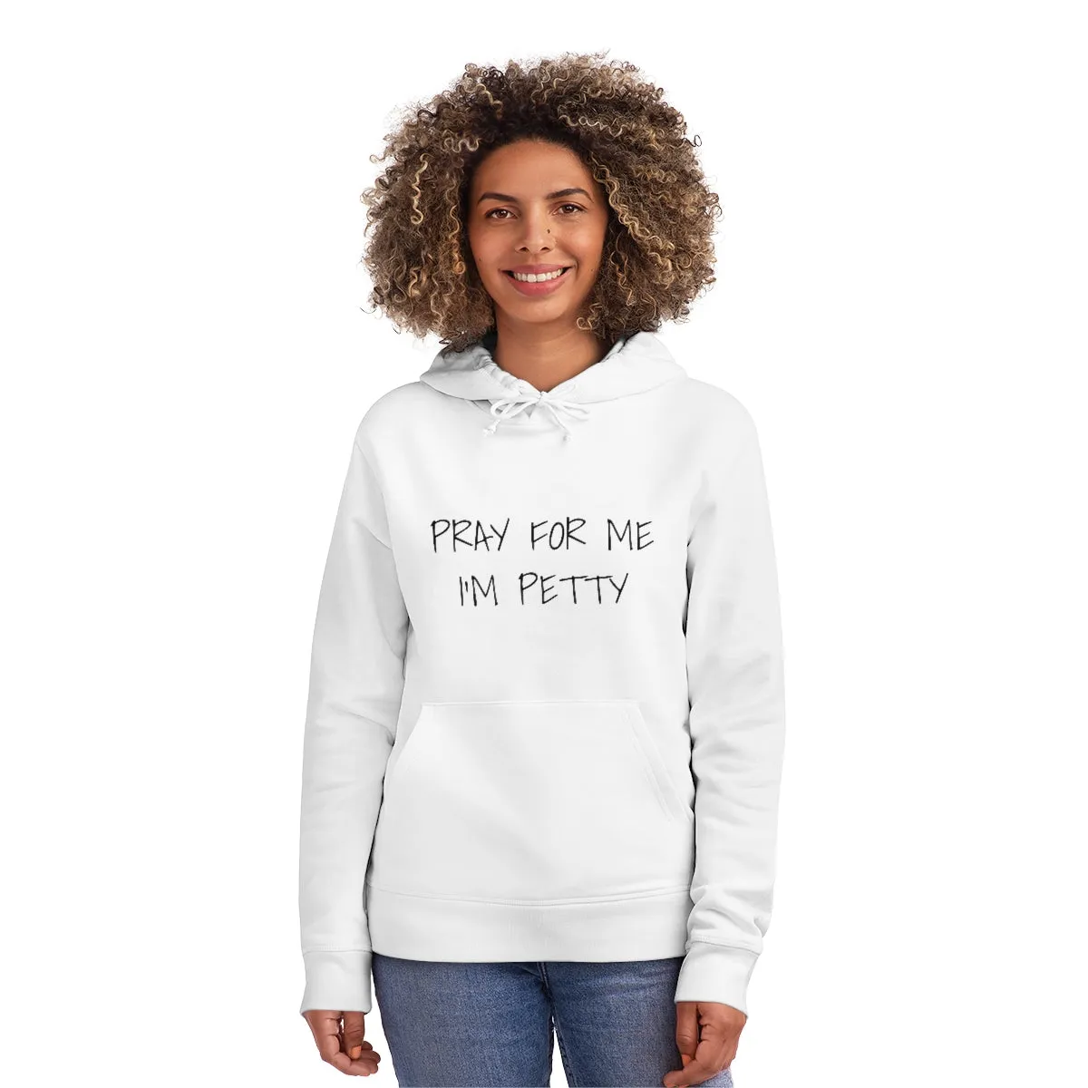 Pray For Me I'm Petty Unisex Drummer Hoodie