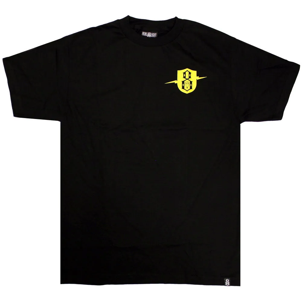 Rebel8 Lightning Badge T-shirt Black