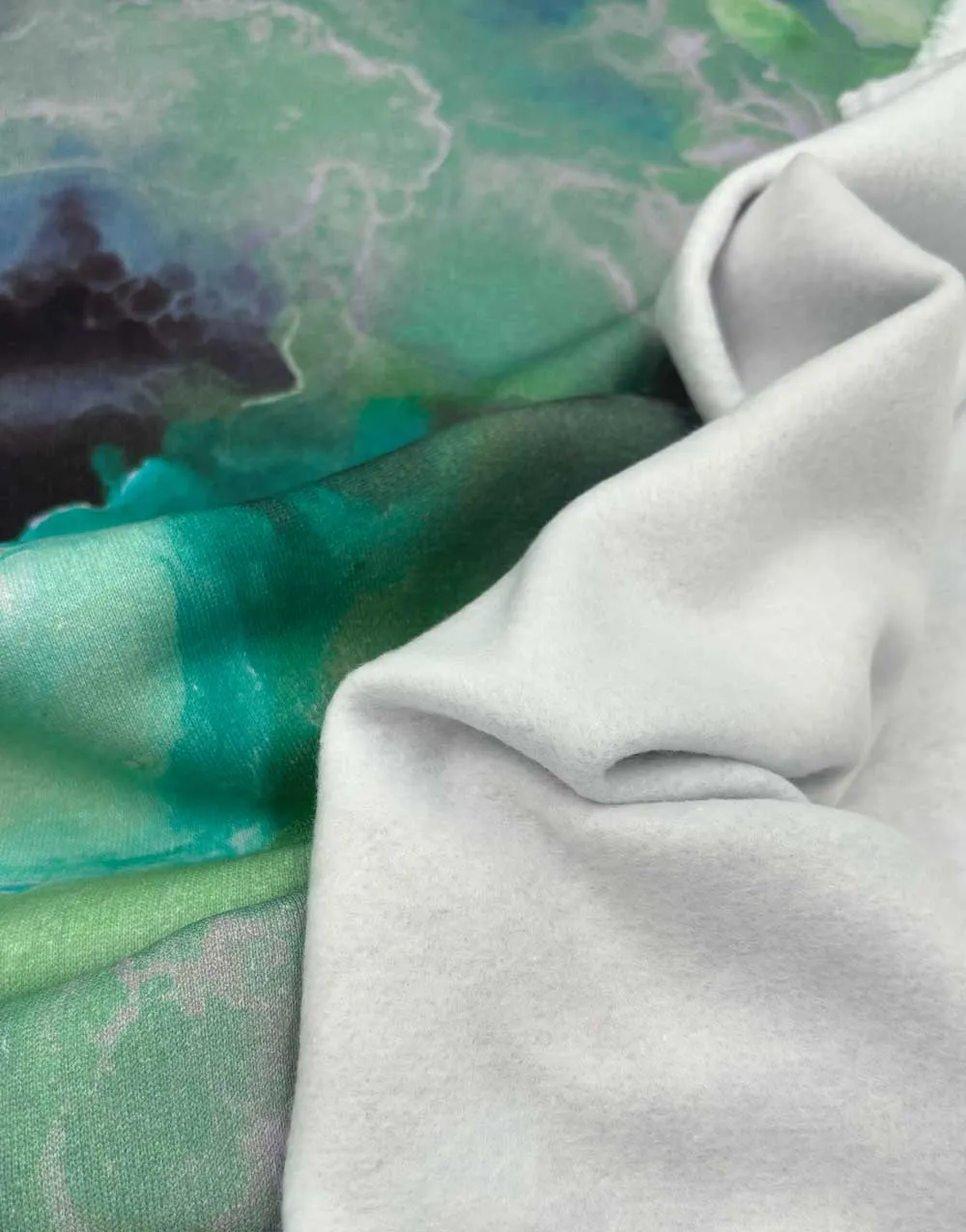 Sea Ink Sweatshirt Jersey Fabric