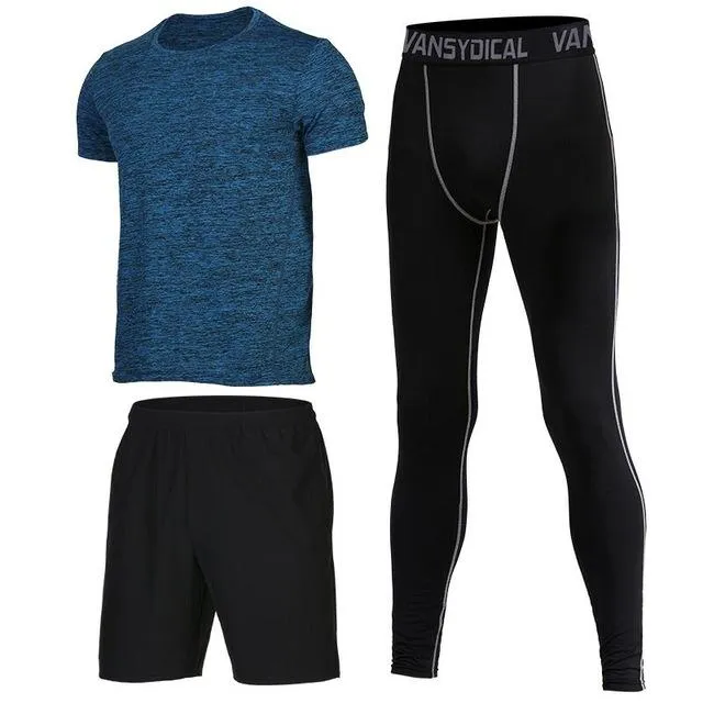 Sports Suits Men's Gym Clothes Fitness Running Sets Compression Tights Workout Sportswear Basketball Jogging Suits