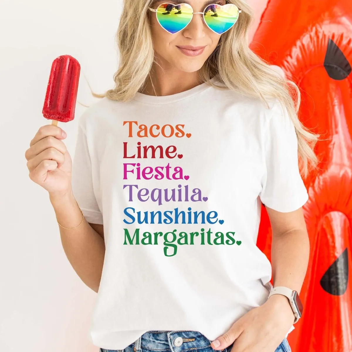 Tacos, Lime, Fiesta Tee