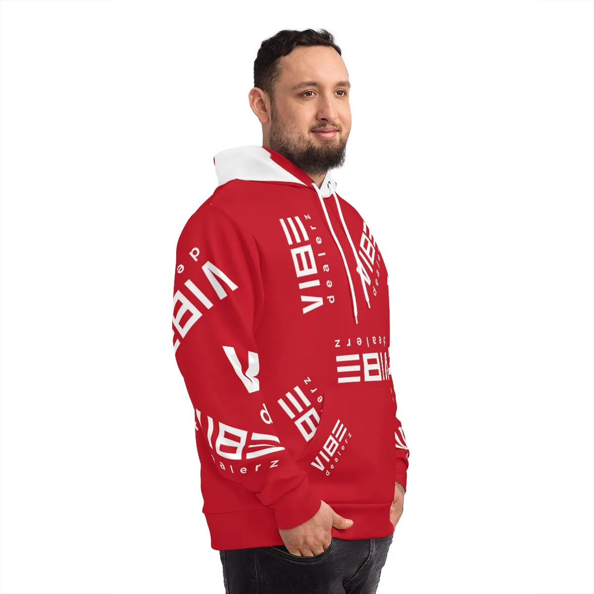 Vibez D premium Red hoodie