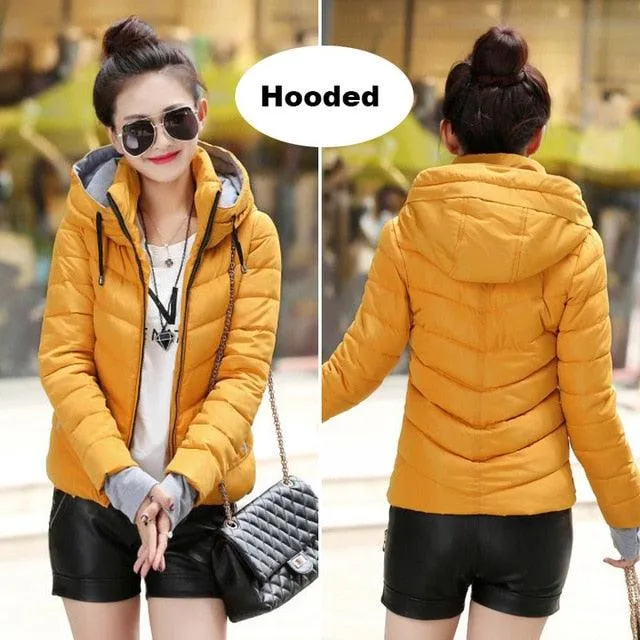 Winter Jacket women Plus Size Womens Parkas Thicken Outerwear hooded Coat