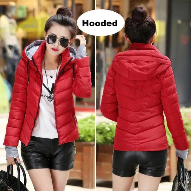 Winter Jacket women Plus Size Womens Parkas Thicken Outerwear hooded Coat